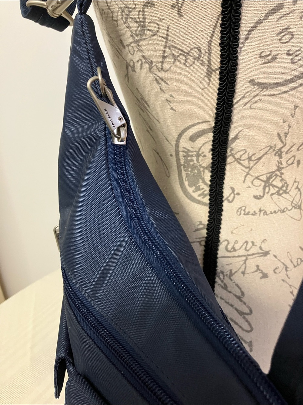 Travelon Anti-Theft Cross-Body Bag In Midnight Blue - Picture 9 of 13